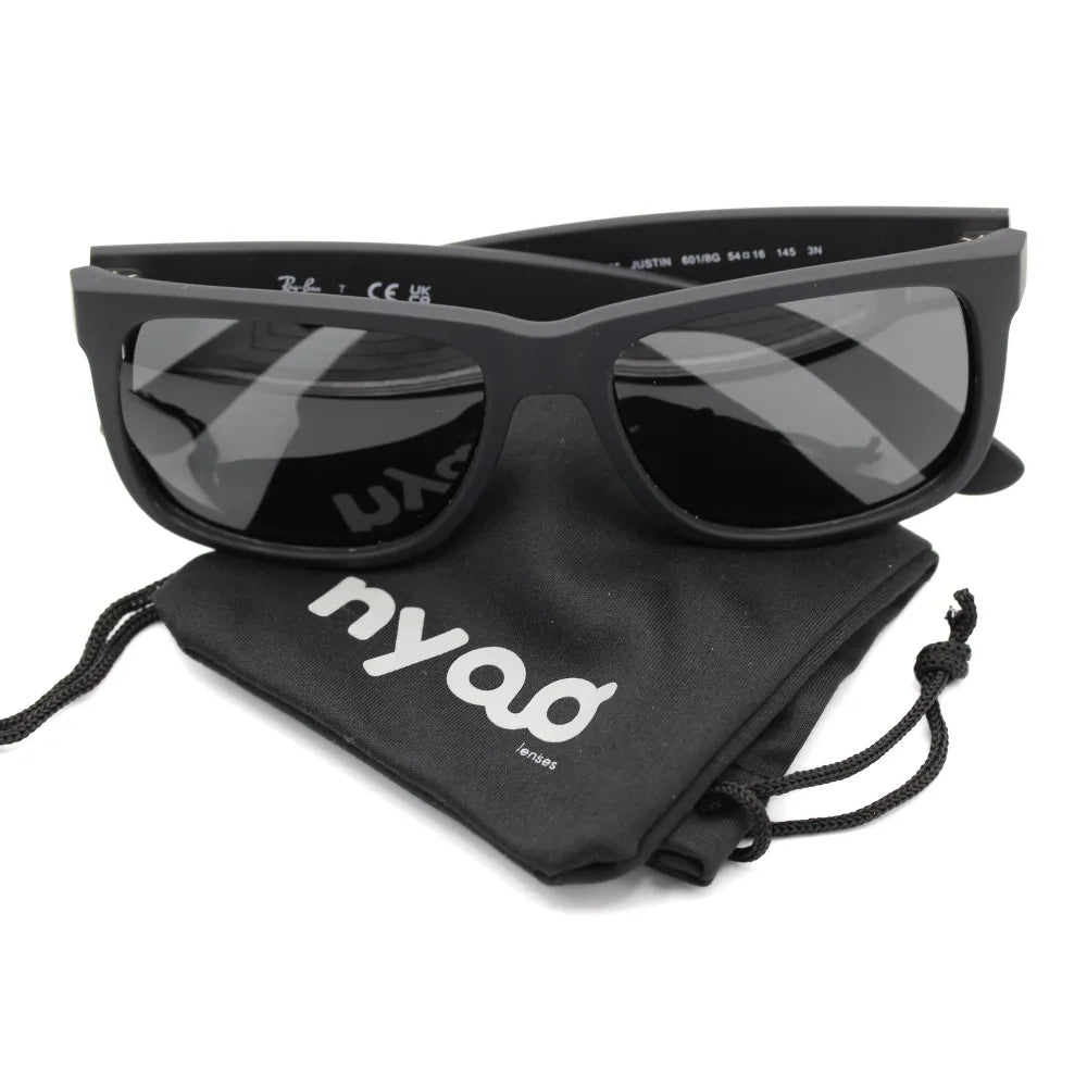 Replacement Lenses for Ray-Ban Justin RB4165 Black