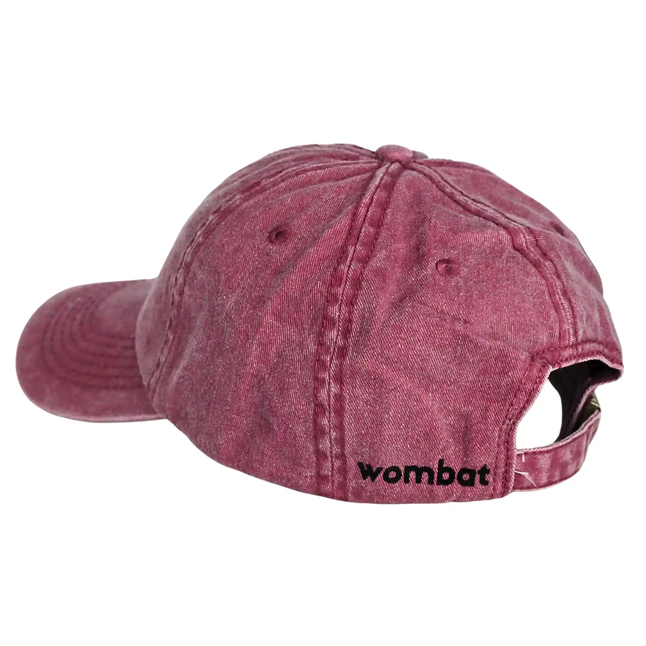 wombat max wash cap maroon