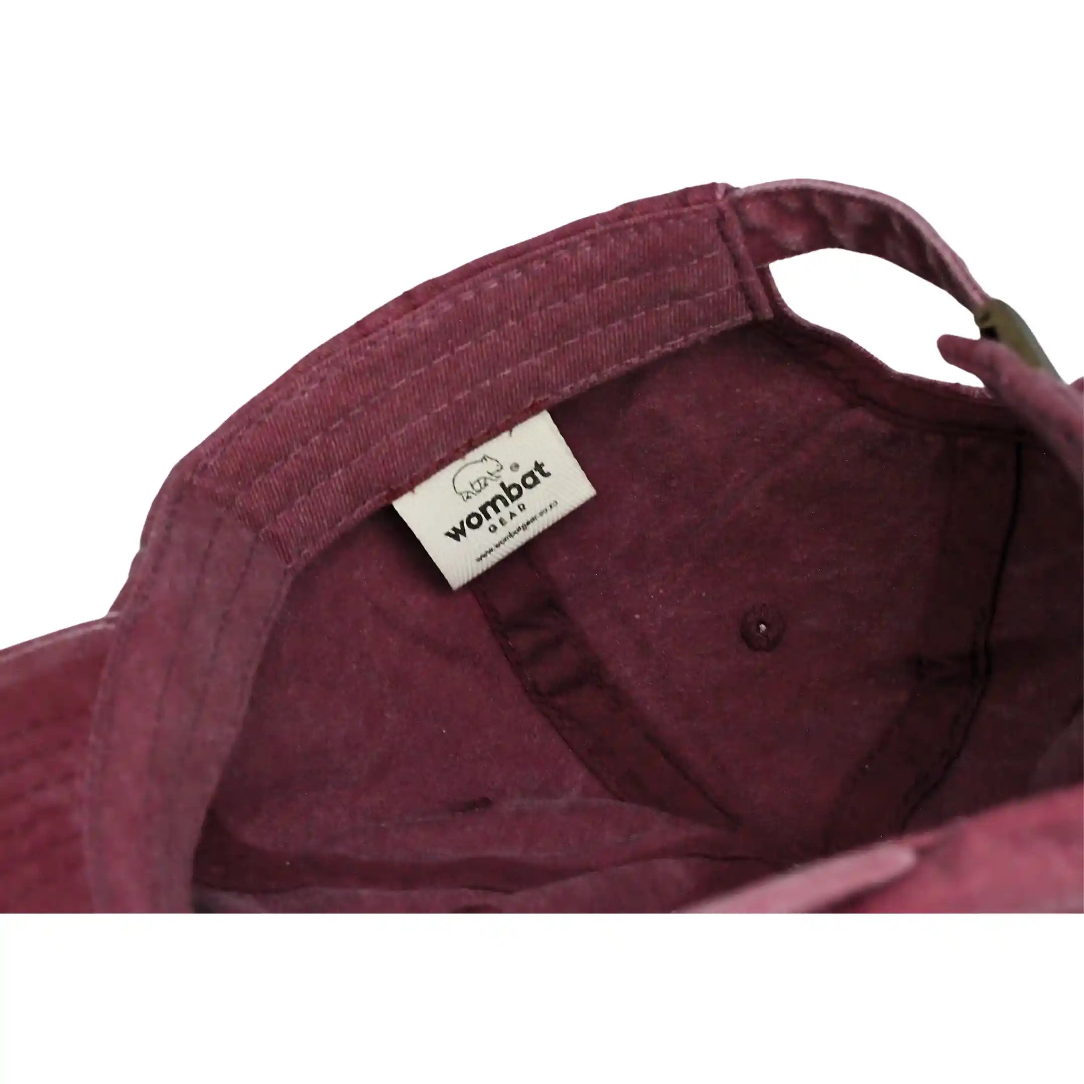 wombat max wash cap maroon