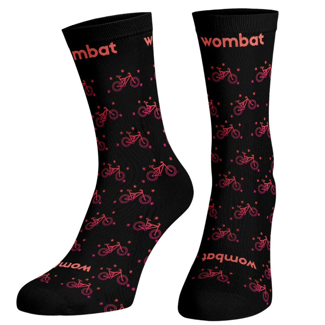 The Socks - Coral Bike - Wombat Gear - Sport Eyewear and Outdoor Gear